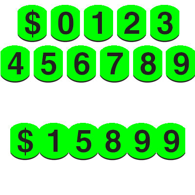 6" Bubble Numbers Starter Kit