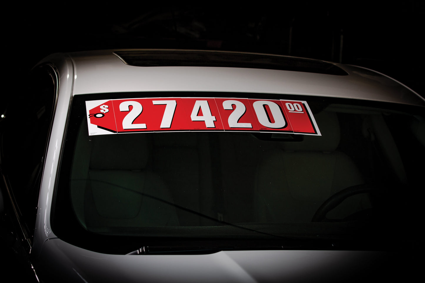 Extra Large Red Tag Numbers