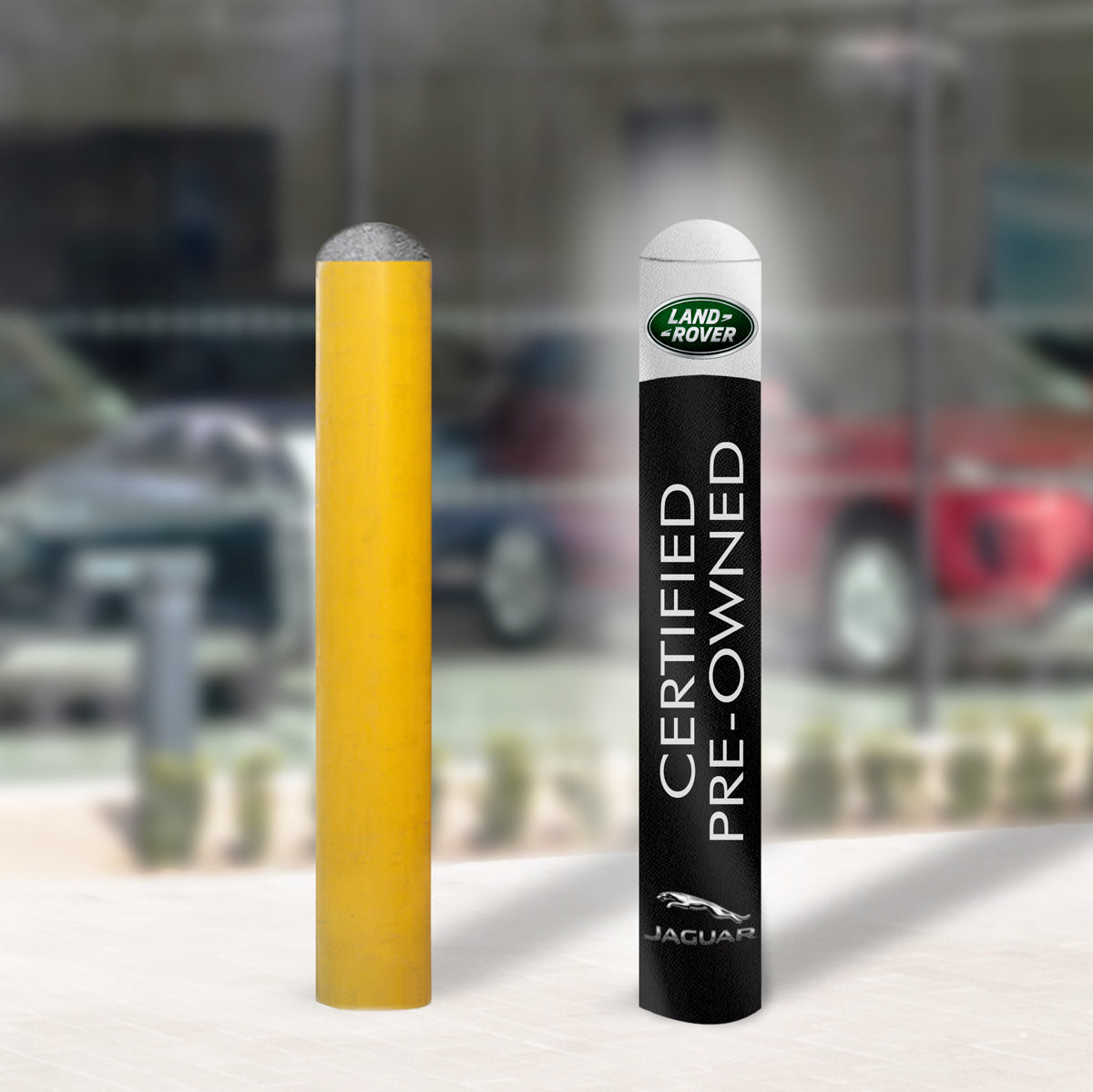 Custom Bollard Covers (Standard Size 4' x 4.5")