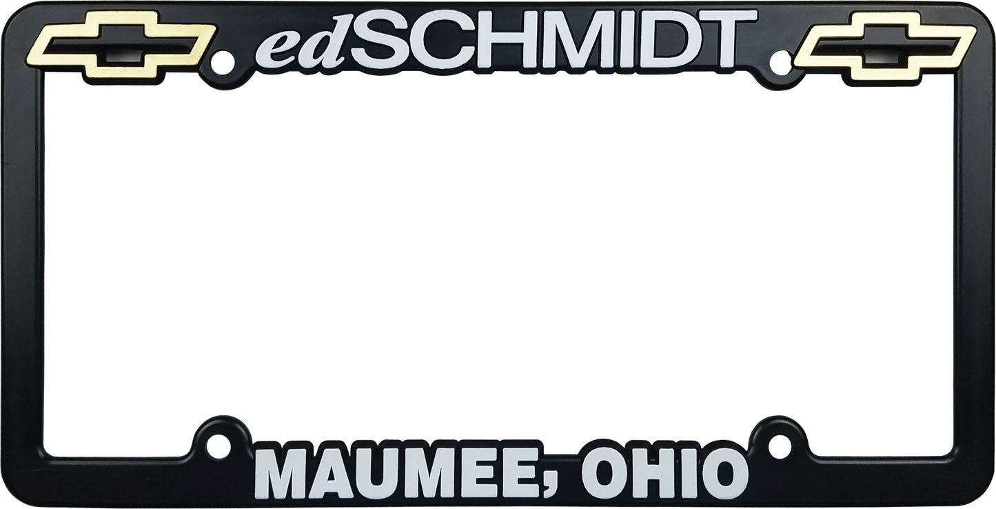 Custom Molded Plastic Car Dealer License Plate Frames (250 Count)