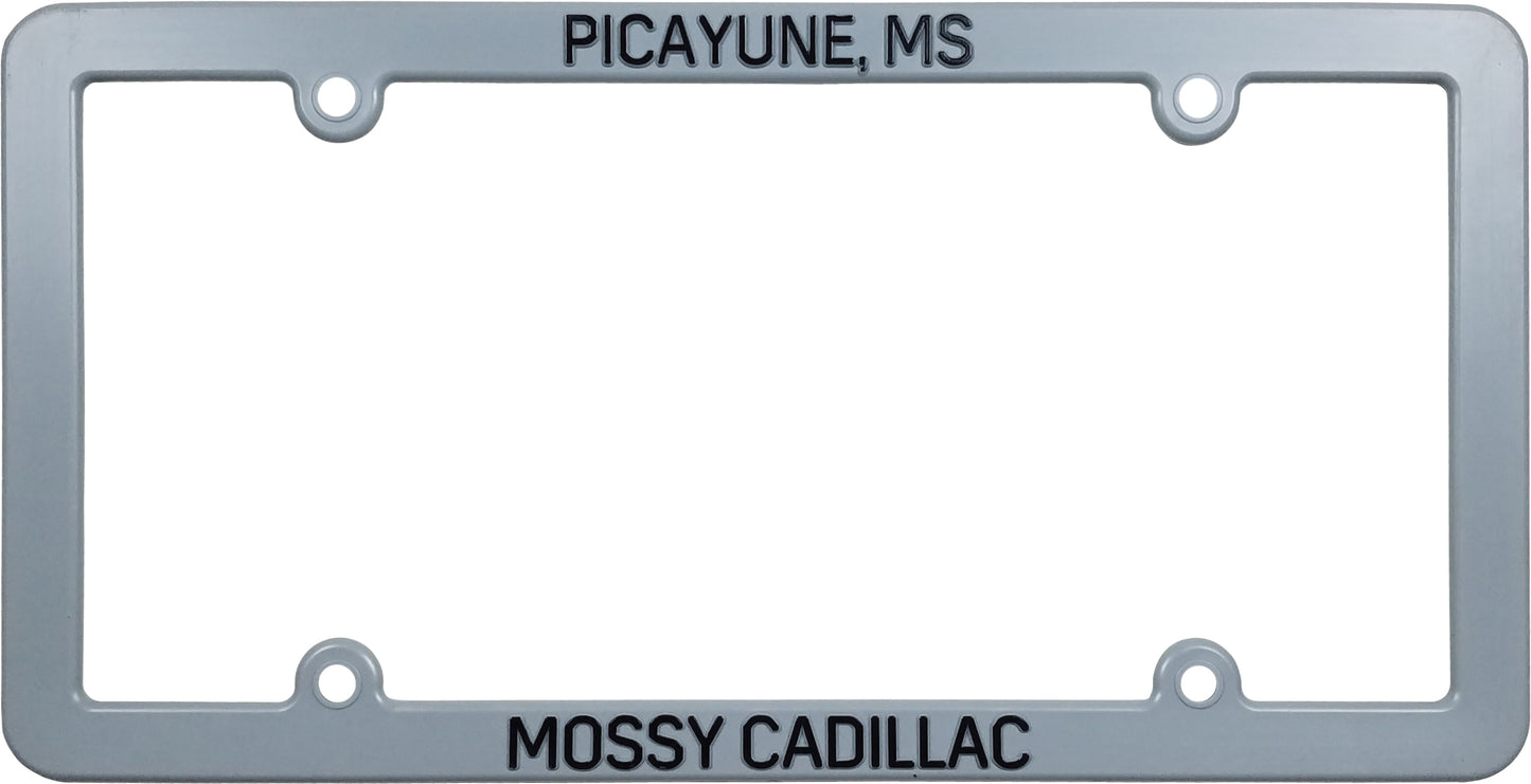 Custom Molded Plastic Car Dealer License Plate Frames (250 Count)