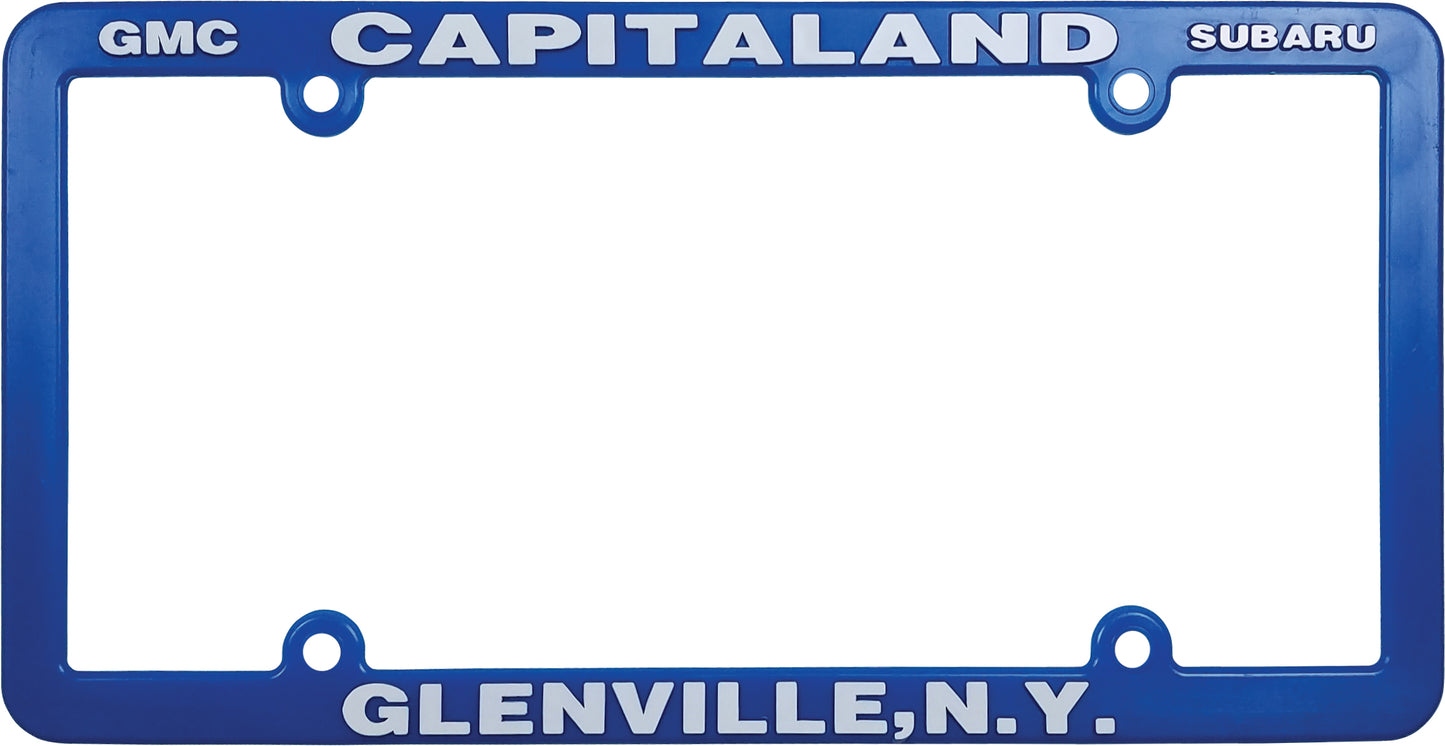 Custom Molded Plastic Car Dealer License Plate Frames (250 Count)