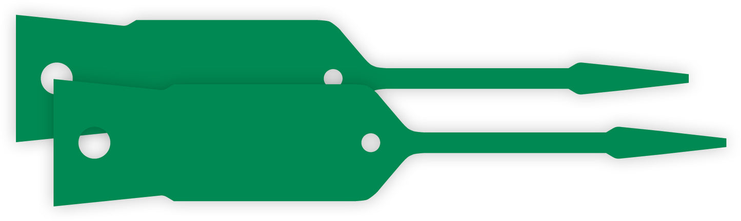 Plastic Key Snap Self Locking Key Tags (1000 Pack)