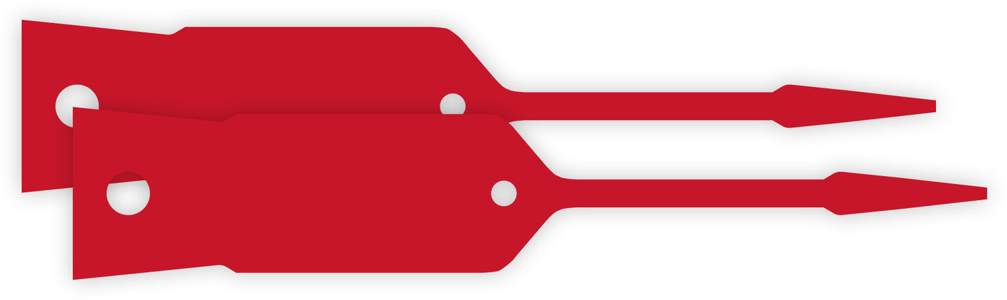 Plastic Key Snap Self Locking Key Tags (1000 Pack)