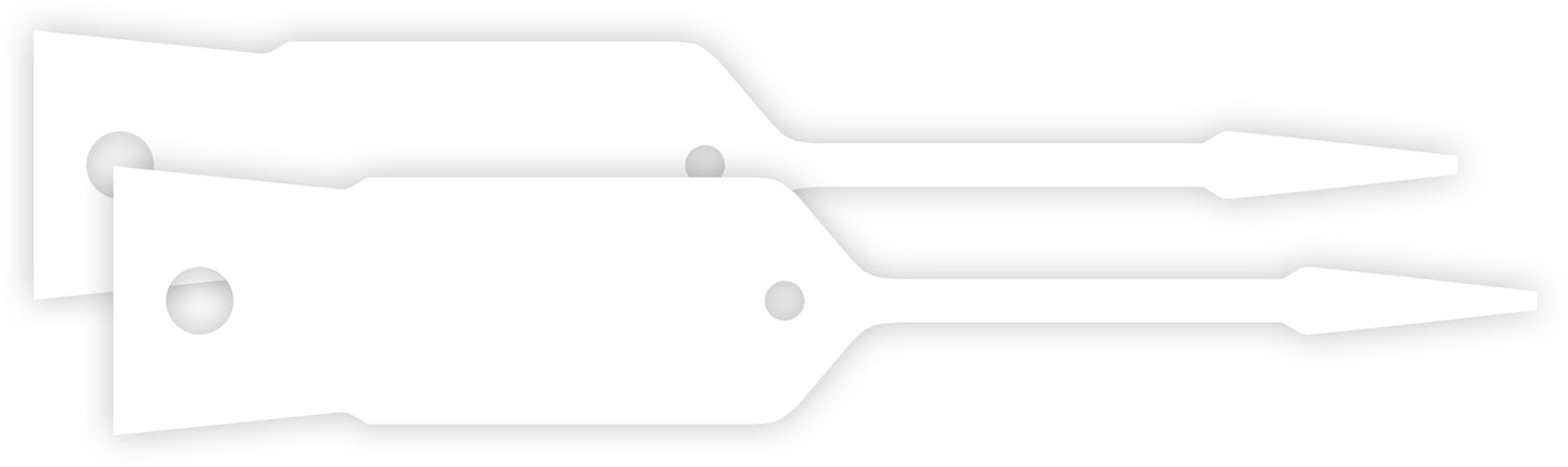 Plastic Key Snap Self Locking Key Tags (1000 Pack)