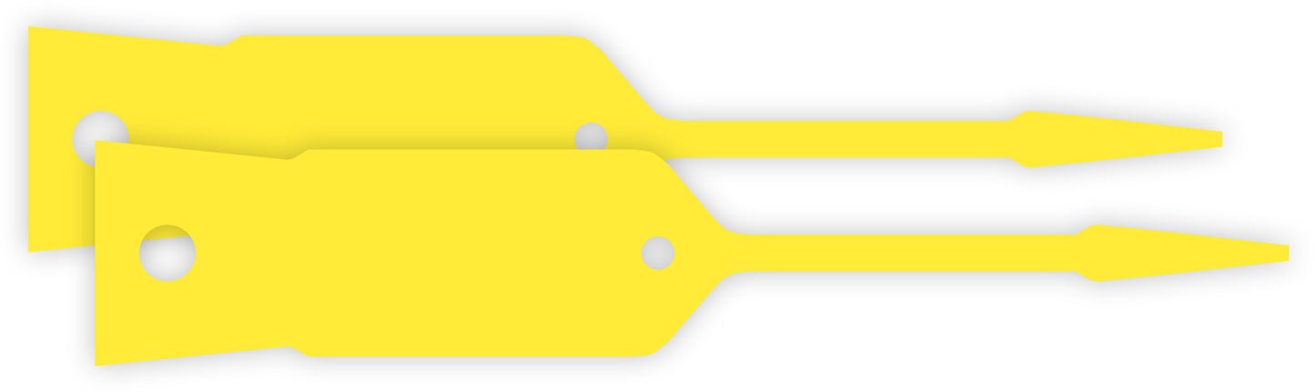 Plastic Key Snap Self Locking Key Tags (1000 Pack)