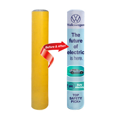 Custom Bollard Covers (Standard Size 4' x 4.5")