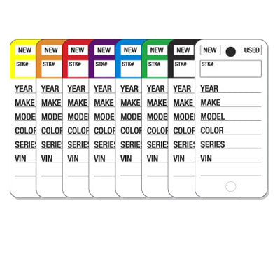 E-Z Poly Key Tags (250/box)