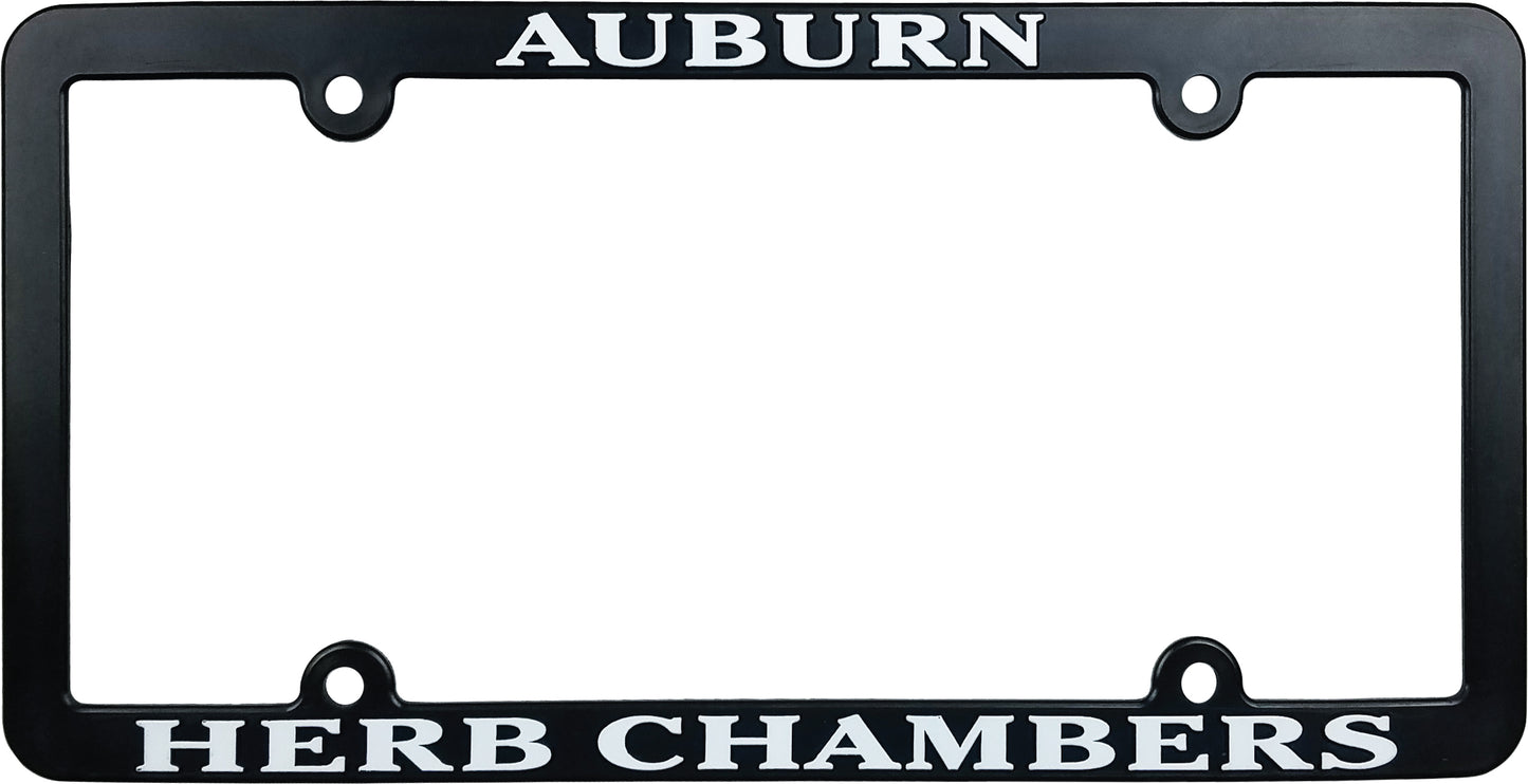 Custom Molded Plastic Car Dealer License Plate Frames (250 Count)