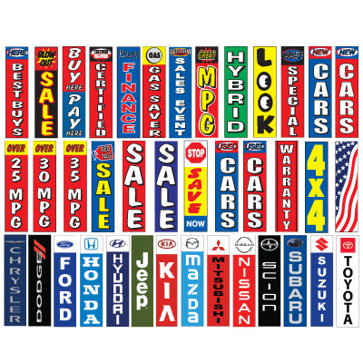 Replacement Flat Top Flag ® Only