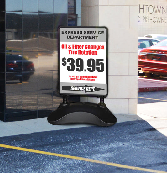 Outdoor Message Board Kit with 2 Custom Inserts (Your Message Here)