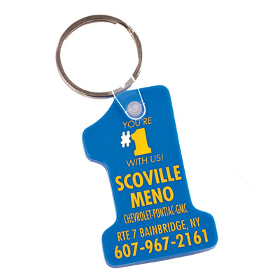 Shaped Soft Touch Key Fobs