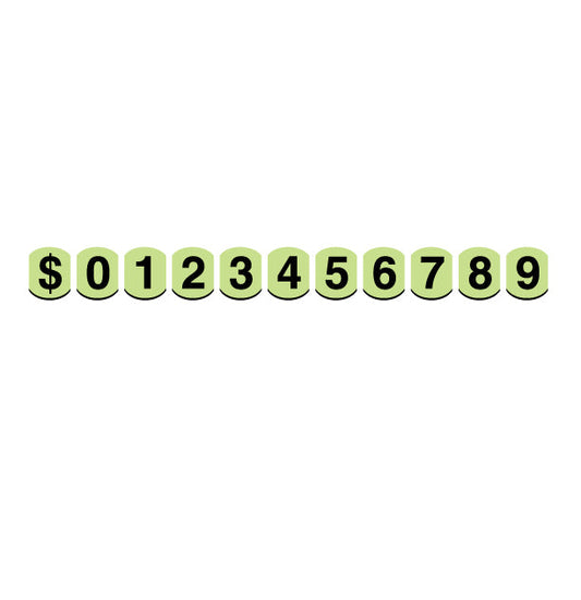 4" Bubble Windshield Numbers