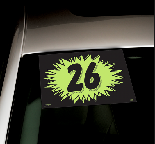 Burst Year Model Signs