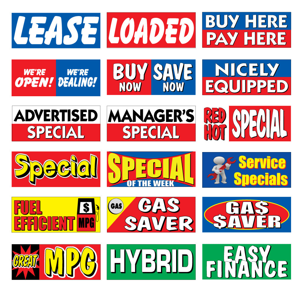 Bucko Banners (Windshield Banners)