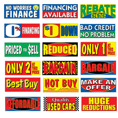Bucko Banners (Windshield Banners)