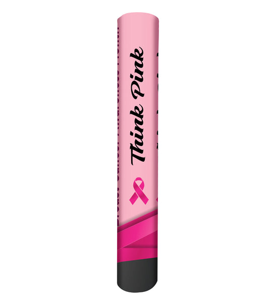 Think Pink Bollard Covers (Standard Size 4' x 4.5")