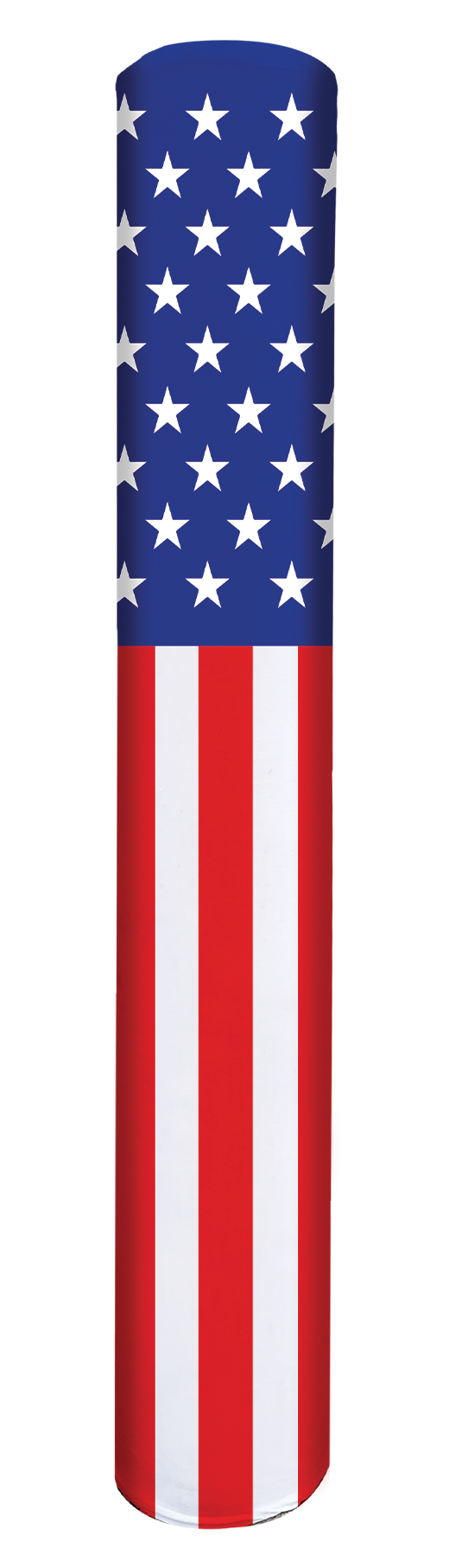 Patriotic Bollard Covers (Standard Size 4' x 4.5")