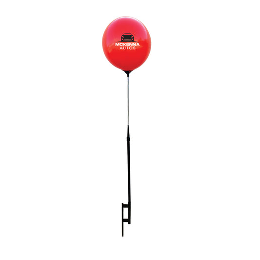 Custom Reusable Balloon Ground Pole Kit With Water Base One Color/One Panel-Single Sided Imprint *See EZ-524 Cust above for Additional Charges*