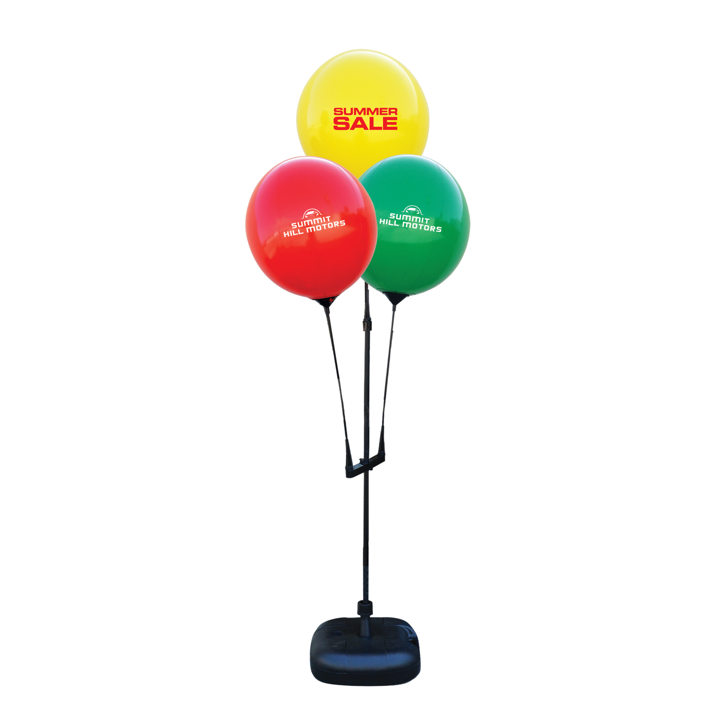 Reusable Balloon Cluster Kit with Water Base / Three Balloons