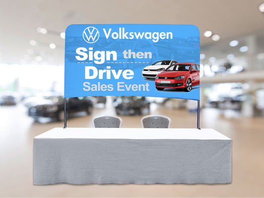 Large Table Top Banner