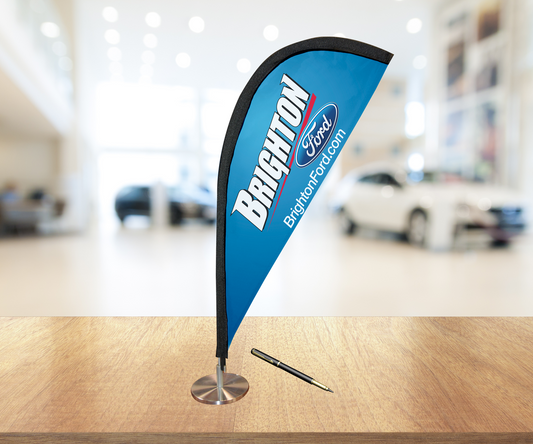 Paddle Flag Desk Display (Double Sided)