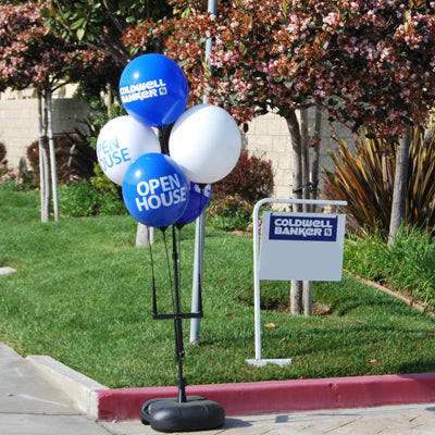 Custom Reusable Balloon Cluster Kit with Water Base / Three Balloons