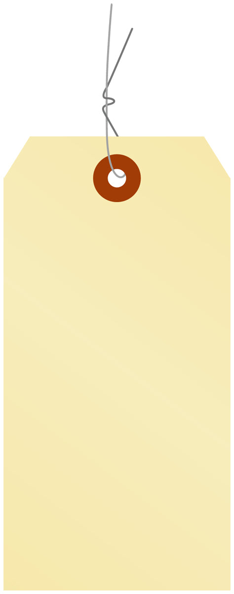 Manila Tags with Inserted Wire (Box of 1000)