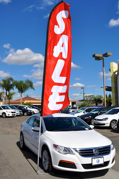 12' Stock Feather Flag Kits (Tire Base)
