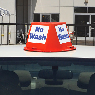 Custom Magnetic Car Top Hat Message (10 minimum)