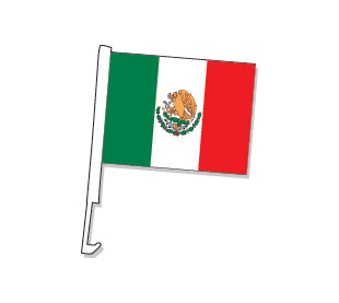 Clip-on Mexico Flag (sold individually)